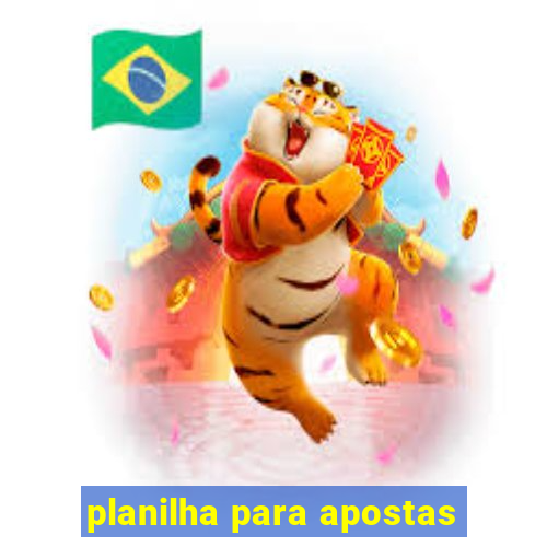 planilha para apostas